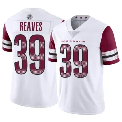 Men's Jeremy Reaves Washington Commanders No.39 Limited Vapor Jersey - White