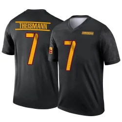 Men's Joe Theismann Washington Commanders No.7 Legend Alternate Jersey - Black