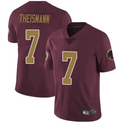 Men's Joe Theismann Washington Commanders No.7 Limited Burgundy Alternate Vapor Untouchable Jersey