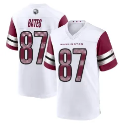 Men's John Bates Washington Commanders No.87 Game Jersey - White