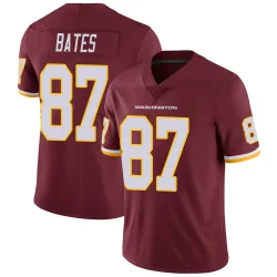 Men's John Bates Washington Commanders No.87 Limited Burgundy Team Color Vapor Untouchable Jersey