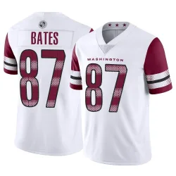 Men's John Bates Washington Commanders No.87 Limited Vapor Jersey - White