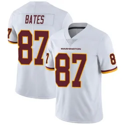 Men's John Bates Washington Commanders No.87 Limited Vapor Untouchable Jersey - White