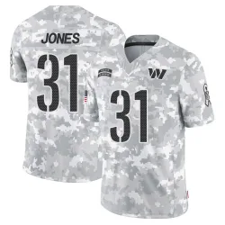 Men's Jonathan Jones Washington Commanders No.31 Limited 2024 Salute to Service Jersey - Arctic Camo