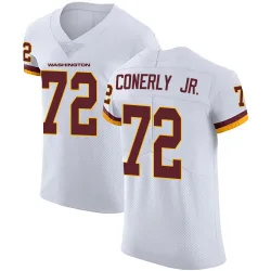 Men's Josh Conerly Jr. Washington Commanders No.72 Elite Vapor Untouchable Jersey - White