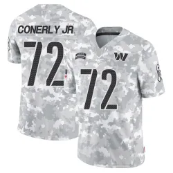 Men's Josh Conerly Jr. Washington Commanders No.72 Limited 2024 Salute to Service Jersey - Arctic Camo