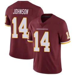 Men's Josh Johnson Washington Commanders No.14 Limited Burgundy Team Color Vapor Untouchable Jersey