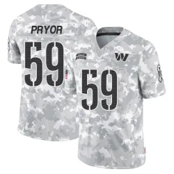 Men's Joshua Pryor Washington Commanders No.59 Limited 2024 Salute to Service Jersey - Arctic Camo