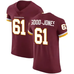 Men's Julian Good-Jones Washington Commanders No.61 Elite Burgundy Team Color Vapor Untouchable Jersey