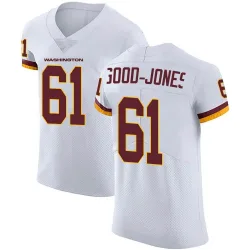 Men's Julian Good-Jones Washington Commanders No.61 Elite Vapor Untouchable Jersey - White