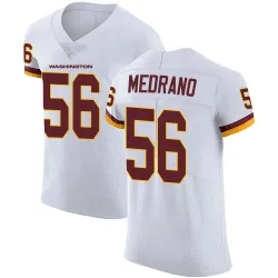 Men's Kain Medrano Washington Commanders No.56 Elite Vapor Untouchable Jersey - White