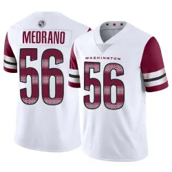 Men's Kain Medrano Washington Commanders No.56 Limited Vapor Jersey - White