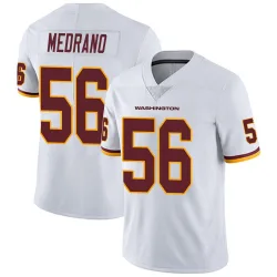 Men's Kain Medrano Washington Commanders No.56 Limited Vapor Untouchable Jersey - White