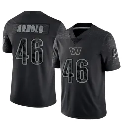 Men's Kam Arnold Washington Commanders No.46 Limited Reflective Jersey - Black