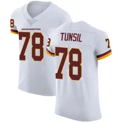 Men's Laremy Tunsil Washington Commanders No.78 Elite Vapor Untouchable Jersey - White