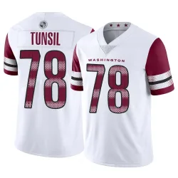 Men's Laremy Tunsil Washington Commanders No.78 Limited Vapor Jersey - White