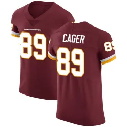 Men's Lawrence Cager Washington Commanders No.89 Elite Burgundy Team Color Vapor Untouchable Jersey