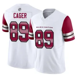 Men's Lawrence Cager Washington Commanders No.89 Limited Vapor F.U.S.E. Jersey - White