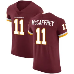 Men's Luke McCaffrey Washington Commanders No.11 Elite Burgundy Team Color Vapor Untouchable Jersey