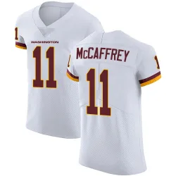 Men's Luke McCaffrey Washington Commanders No.11 Elite Vapor Untouchable Jersey - White