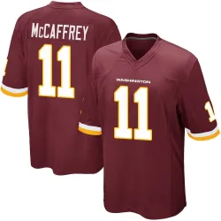 Men's Luke McCaffrey Washington Commanders No.11 Game Burgundy Team Color Jersey