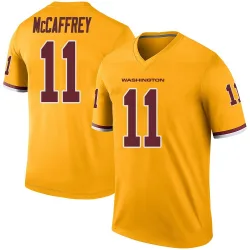 Men's Luke McCaffrey Washington Commanders No.11 Legend Color Rush Jersey - Gold