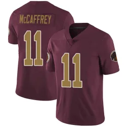 Men's Luke McCaffrey Washington Commanders No.11 Limited Burgundy Alternate Vapor Untouchable Jersey