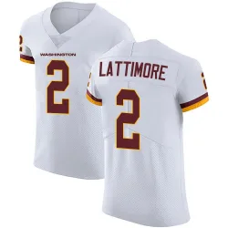 Men's Marshon Lattimore Washington Commanders No.2 Elite Vapor Untouchable Jersey - White