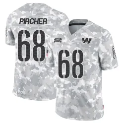 Men's Max Pircher Washington Commanders No.68 Limited 2024 Salute to Service Jersey - Arctic Camo