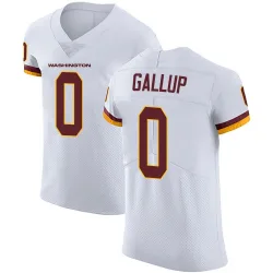 Men's Michael Gallup Washington Commanders No.0 Elite Vapor Untouchable Jersey - White
