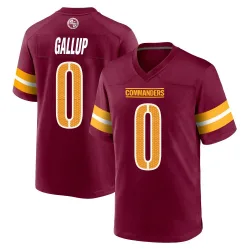 Men's Michael Gallup Washington Commanders No.0 Game Burgundy Jersey