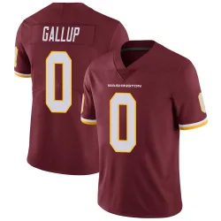 Men's Michael Gallup Washington Commanders No.0 Limited Burgundy Team Color Vapor Untouchable Jersey