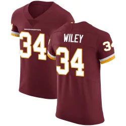 Men's Michael Wiley Washington Commanders No.34 Elite Burgundy Team Color Vapor Untouchable Jersey