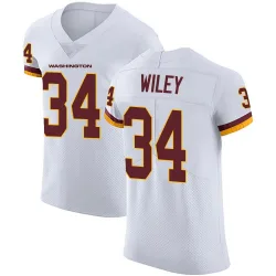 Men's Michael Wiley Washington Commanders No.34 Elite Vapor Untouchable Jersey - White