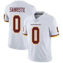 Men's Mike Sainristil Washington Commanders No.0 Limited Vapor Untouchable Jersey - White