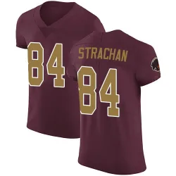 Men's Mike Strachan Washington Commanders No.84 Elite Burgundy Alternate Vapor Untouchable Jersey