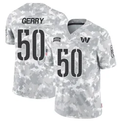 Men's Nate Gerry Washington Commanders No.50 Limited 2024 Salute to Service Jersey - Arctic Camo