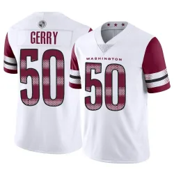 Men's Nate Gerry Washington Commanders No.50 Limited Vapor Jersey - White