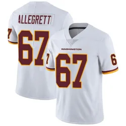 Men's Nick Allegretti Washington Commanders No.67 Limited Vapor Untouchable Jersey - White