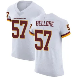 Men's Nick Bellore Washington Commanders No.57 Elite Vapor Untouchable Jersey - White