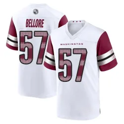 Men's Nick Bellore Washington Commanders No.57 Game Jersey - White