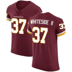 Men's Nick Whiteside II Washington Commanders No.37 Elite Burgundy Team Color Vapor Untouchable Jersey