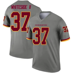 Men's Nick Whiteside II Washington Commanders No.37 Legend Inverted Jersey - Gray
