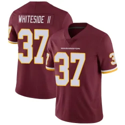 Men's Nick Whiteside II Washington Commanders No.37 Limited Burgundy Team Color Vapor Untouchable Jersey