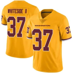 Men's Nick Whiteside II Washington Commanders No.37 Limited Color Rush Jersey - Gold