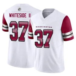 Men's Nick Whiteside II Washington Commanders No.37 Limited Vapor F.U.S.E. Jersey - White