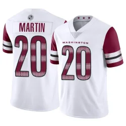 Men's Quan Martin Washington Commanders No.20 Limited Vapor Jersey - White