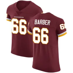 Men's Ricky Barber Washington Commanders No.66 Elite Burgundy Team Color Vapor Untouchable Jersey