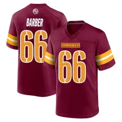 Men's Ricky Barber Washington Commanders No.66 Game Burgundy Jersey