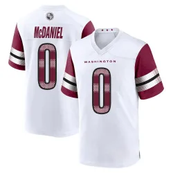 Men's Robert McDaniel Washington Commanders No.0 Game Jersey - White